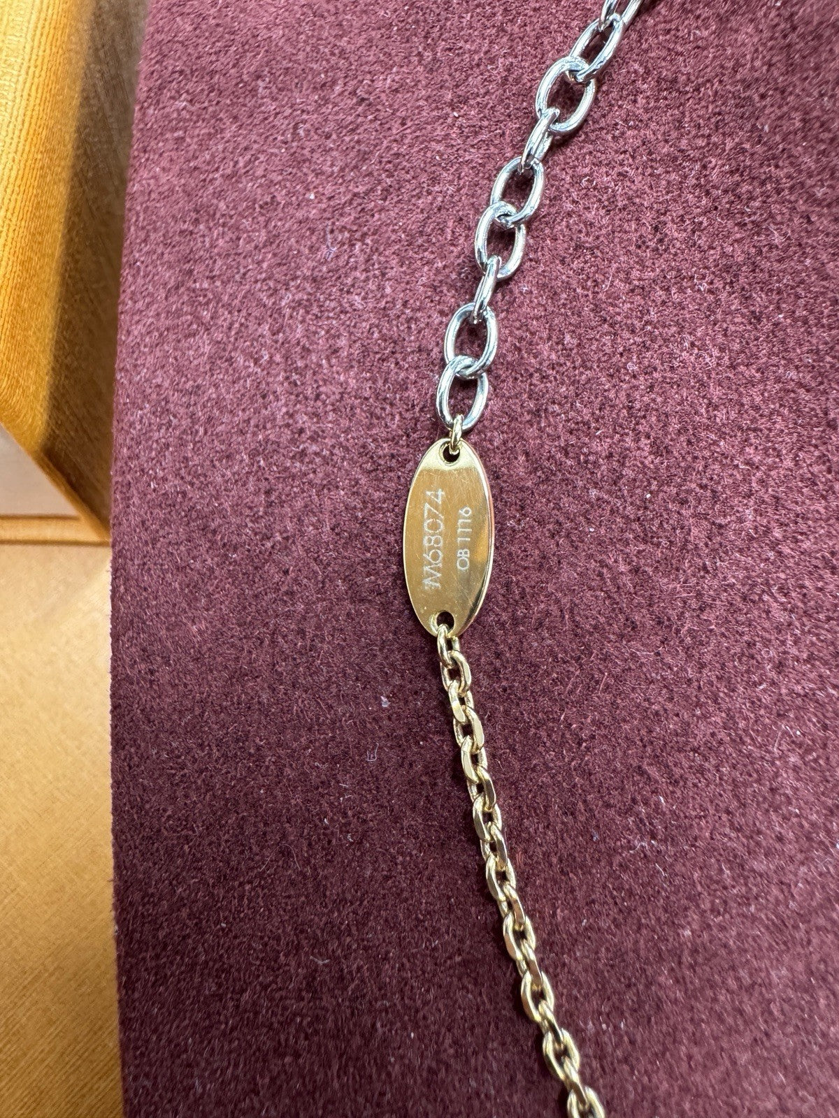 Louis Vuitton M68074 Logomania Bicolor Collier Halskette