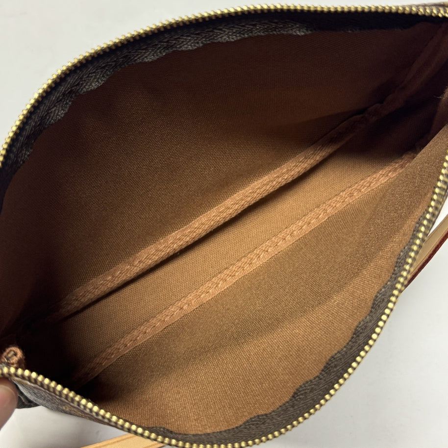 Louis Vuitton Pochette Accessoires Monogram Canvas Täschchen Clutch TOP Zustand