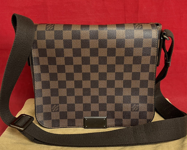 Louis Vuitton District PM Damier Ebene Messenger Umhängetasche 2013