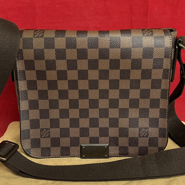 Louis Vuitton District PM Damier Ebene Messenger Umhängetasche 2013