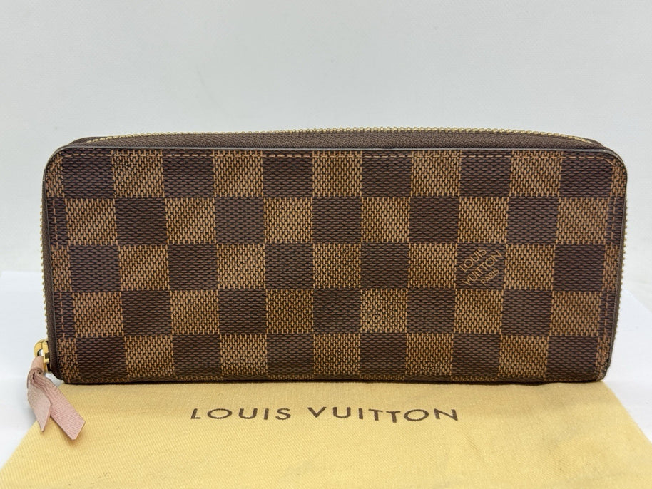 Louis Vuitton Portemonnaie Damen Zippy Slim Damier Ebene & Rose Ballerine 2017