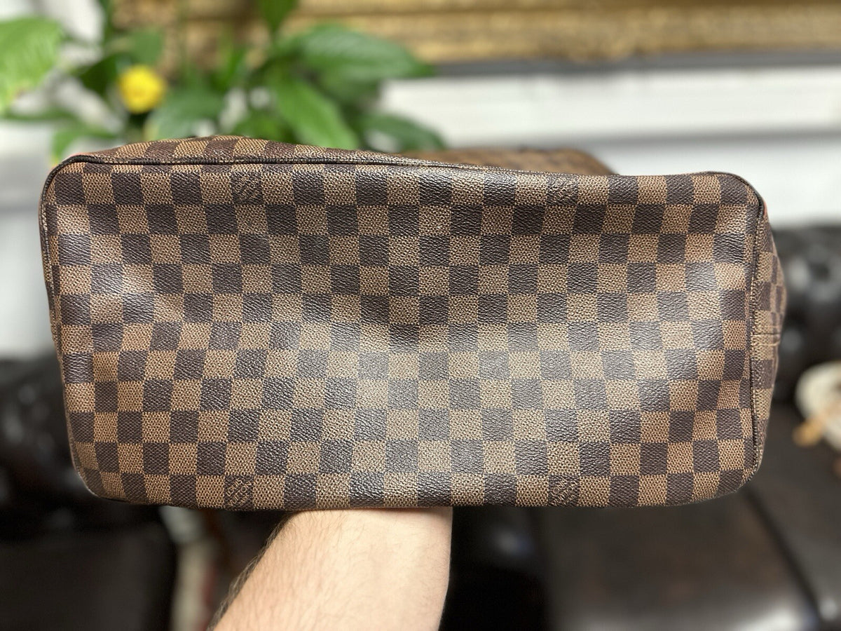 Louis Vuitton Neverfull GM Damier Ebene & Rot 2013 Shopper