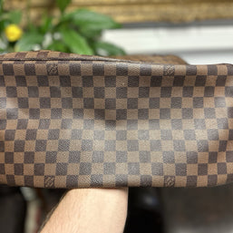 Louis Vuitton Neverfull GM Damier Ebene & Rot 2013 Shopper