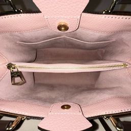 Louis Vuitton Brittany Damier Ebene & Rosa Umhängetasche Top Zustand