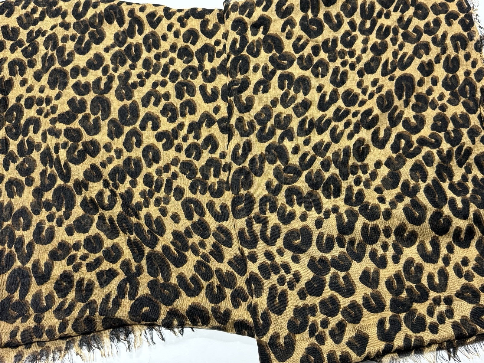 LOUIS VUITTON SCHAL LEOPARD BRAUN PINK KASCHMIR SEIDE TUCH M72215