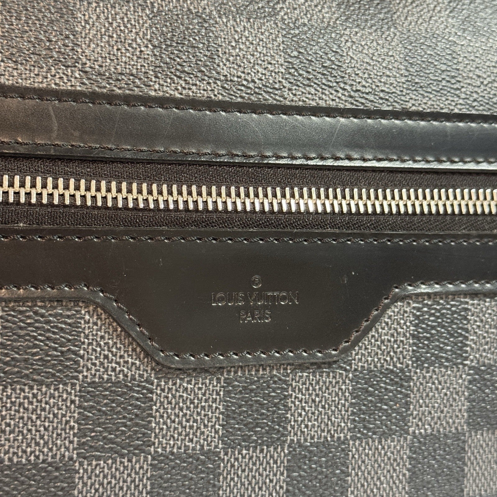 Louis Vuitton Steeve Porte Documents Damier Graphite Herren Businesstasche