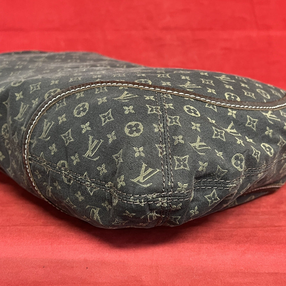 Louis Vuitton Manon MM Mini Lin Monogram Damen Schultertasche Hobo Bag