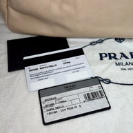Prada Damen Handtasche Shopper Tote Bag BN1689 Nappa Nappa Frills Cipria Beige