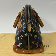 Louis Vuitton Alma Multicolor Multicolore Schwarz Handtasche 2004 IKONE