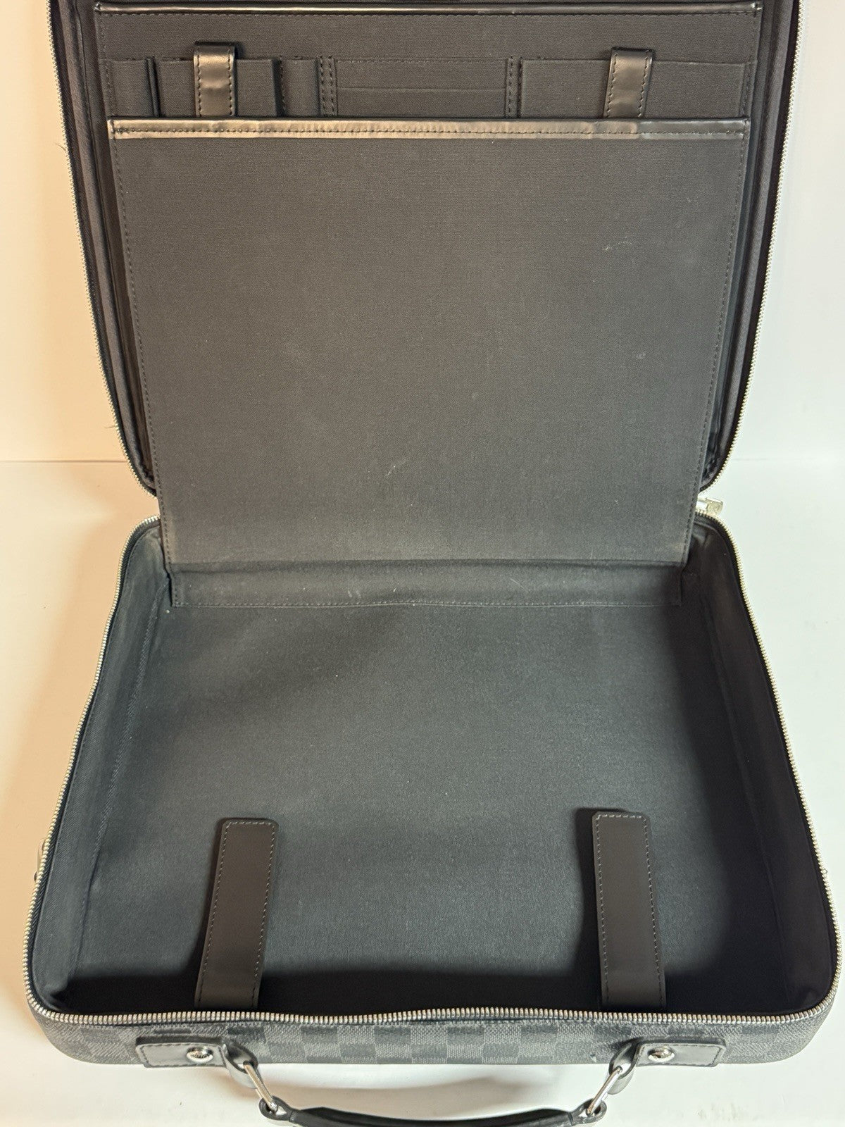 Louis Vuitton Steeve Porte Documents Damier Graphite Herren Businesstasche