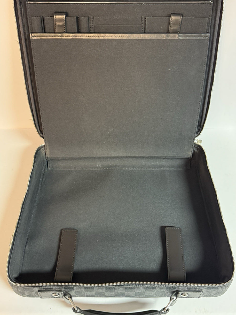 Louis Vuitton Steeve Porte Documents Damier Graphite Herren Businesstasche