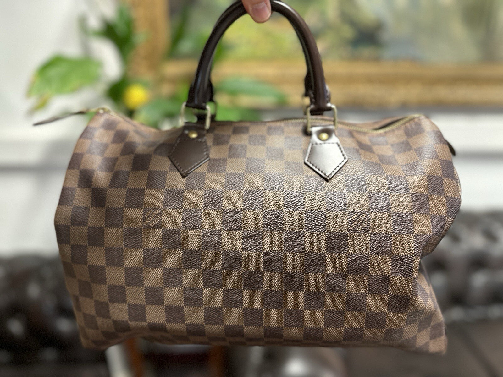 Louis Vuitton Speedy 35 Damier Ebene 2011 Top Zustand
