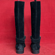 Balenciaga Damen Stiefel, Boots, Schwarz Velours, Samt Gr. 38