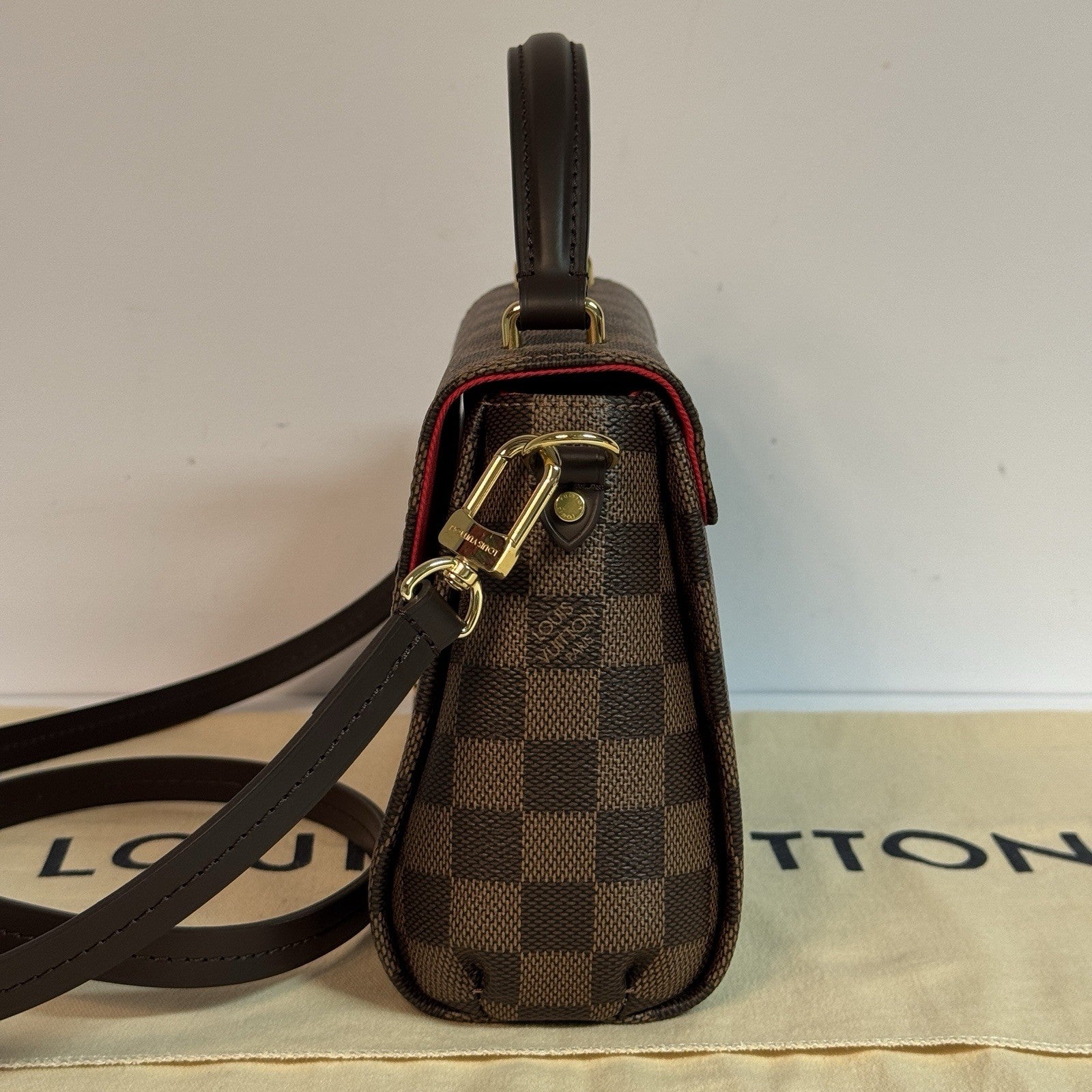 Louis Vuitton N53000 Croisette Damier Ebene Umhängetasche Rechnung 2022 wie NEU