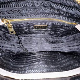 Prada Bandoliera Chain Bag Saffiano Leder Cipria Rosa Puder Umhängetasche 1BH149