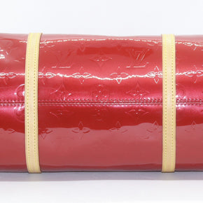 Louis Vuitton Papillon 30 Vernis Leder Rot Damentasche