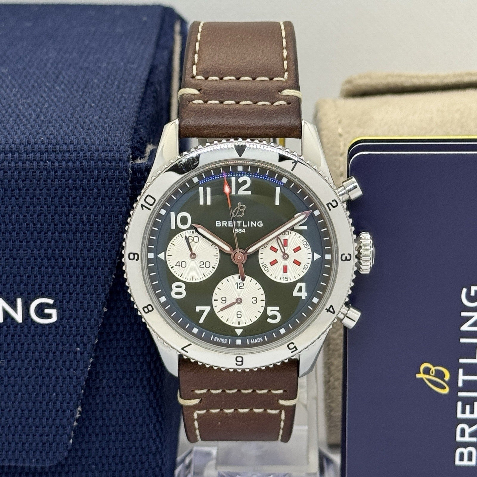 BREITLING CLASSIC AVI CHRONOGRAPH 42 CURTISS WARHAWK A233802A1L1X1