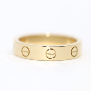 Cartier Love Diamant Ring Trauring/Ehering mit Brillant 18k Gelbgold Gr. 50