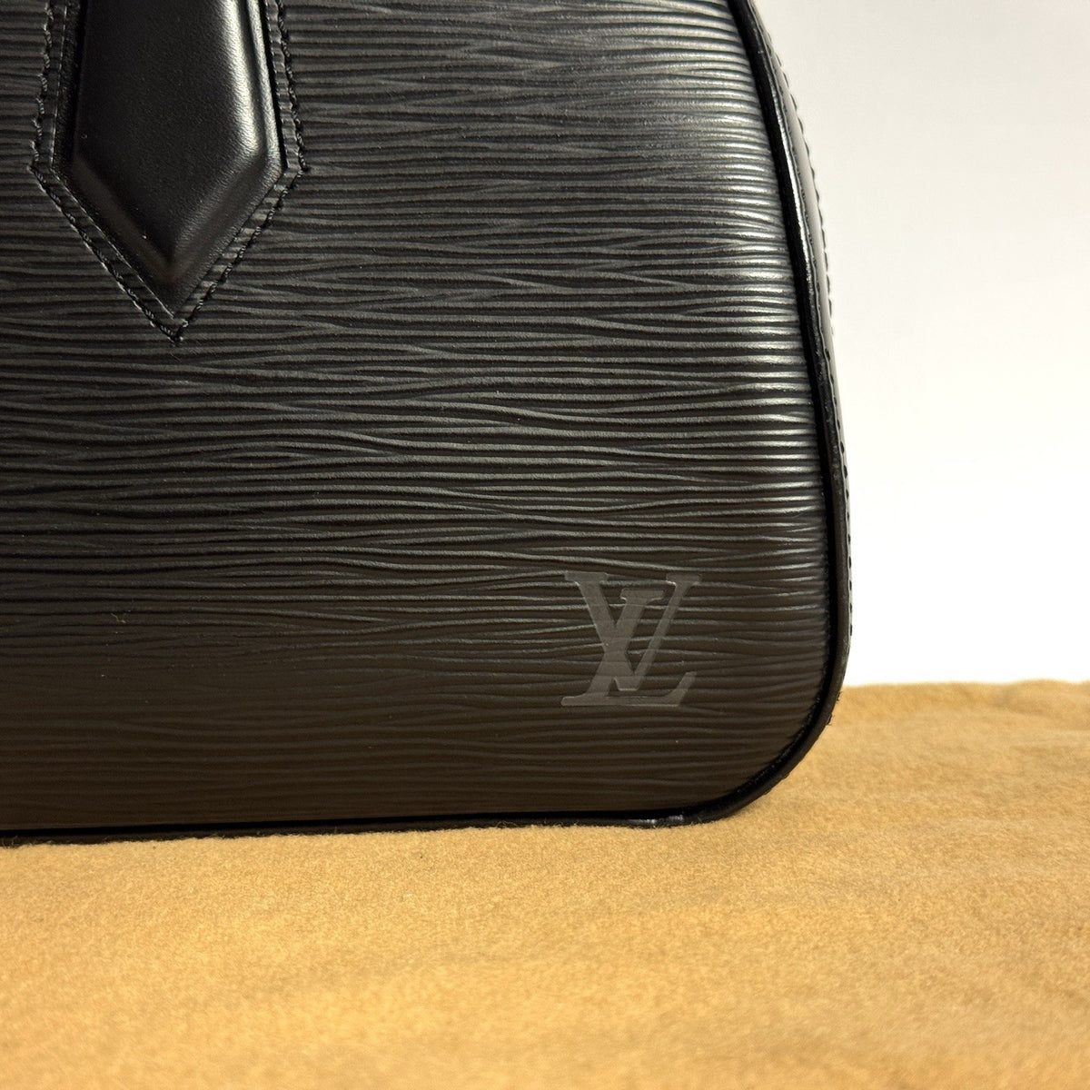 Louis Vuitton Jasmine Handtasche Epi Leder Schwarz Vintage 2001 TOP Zustand