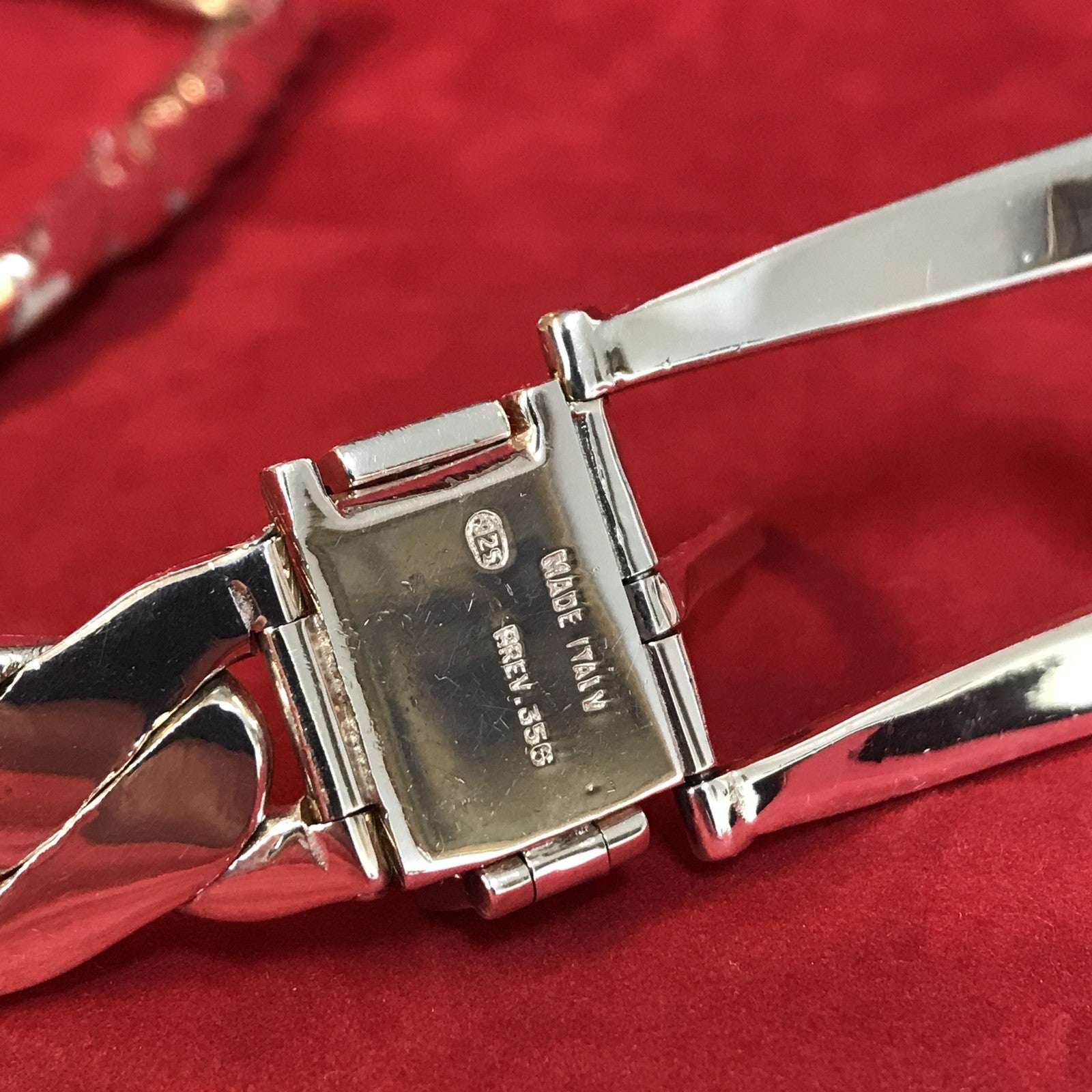 Schwerer 925 Sterling Silbergürtel DESIGNER ANTONIO FALLACI made in Italy