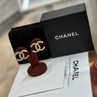 Chanel A96502 CC Ohrringe Ohrclips Ohrstecker Gold