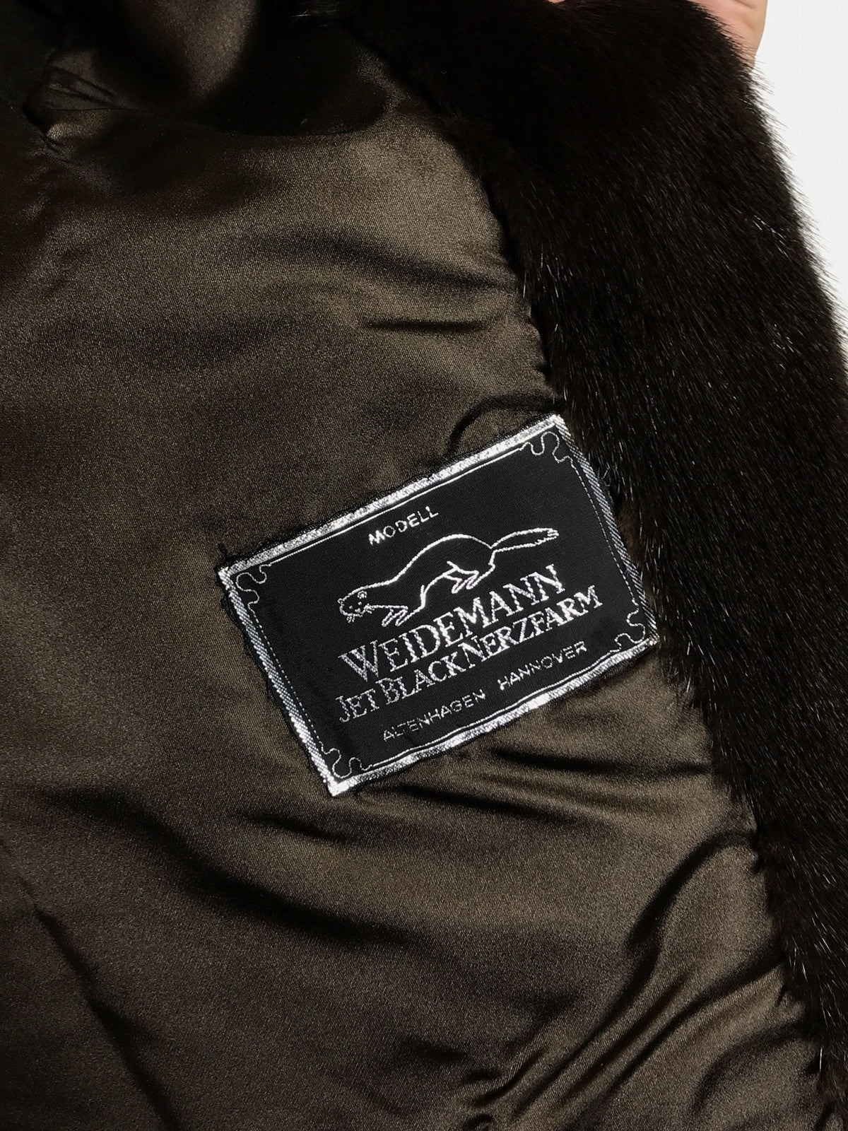 Klassische Nerzjacke dunkelbraun Kürschner Arbeit by WEIDEMANN Gr. 40/42 Damen