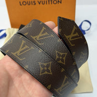 Louis Vuitton LV Circle Wendegürtel 35 mm Monogram/Schwarz M0564U wie Neu Gr. 95