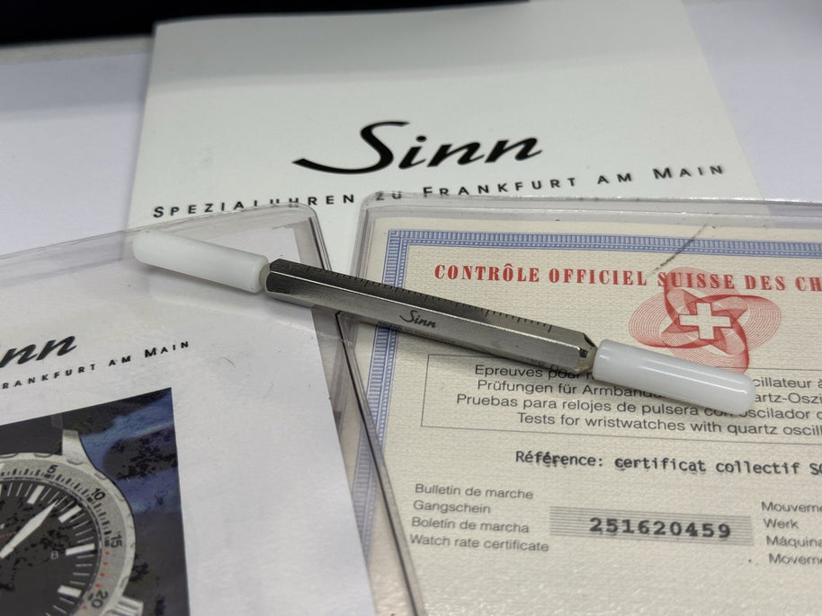 Sinn Spezialuhren UX EZM 2B Hydro 403 Diver Chronometer 44mm Stahl Fullset