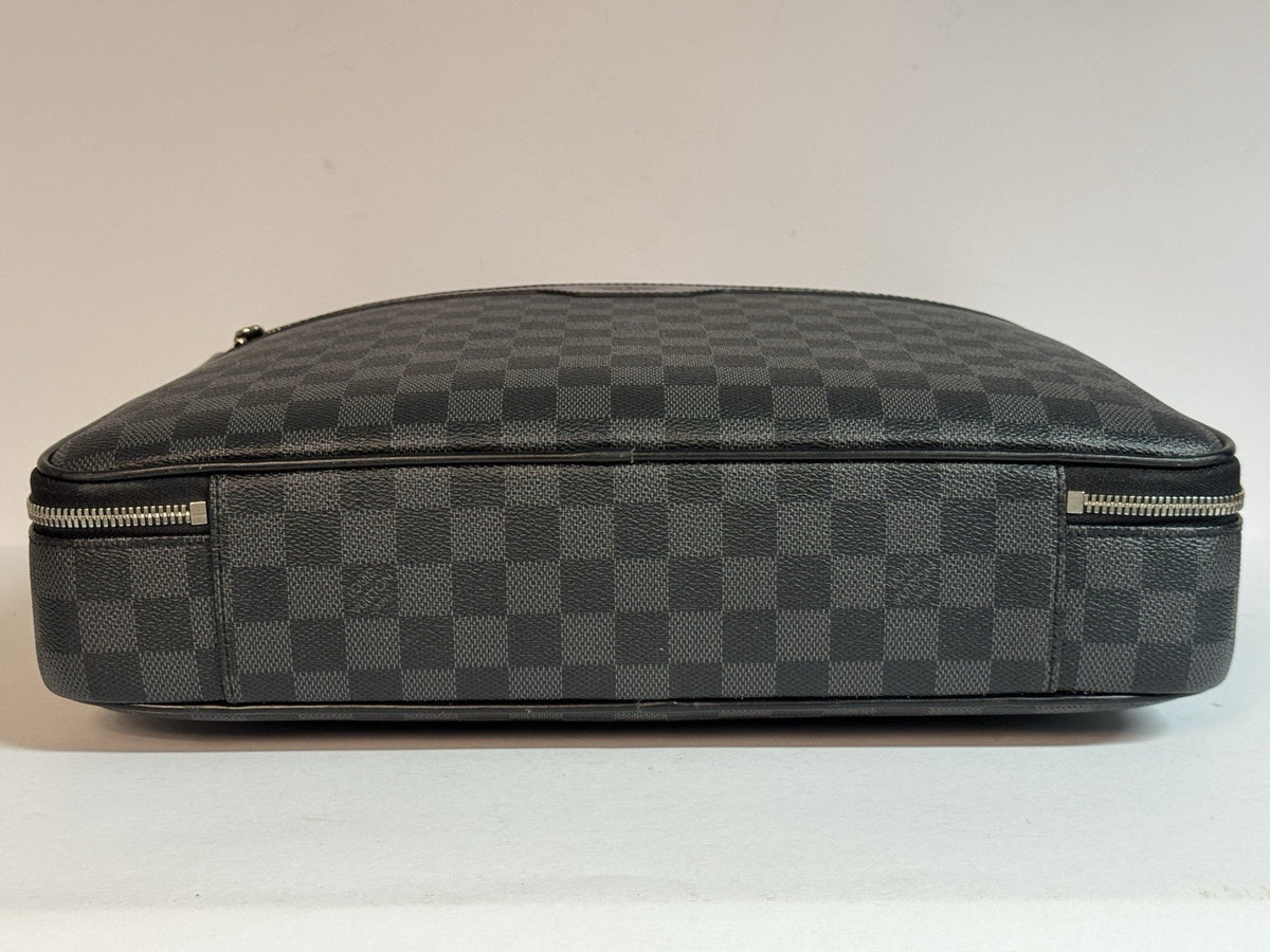 Louis Vuitton Steeve Porte Documents Damier Graphite Herren Businesstasche