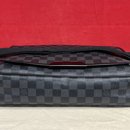 Louis Vuitton Daniel MM Messenger Bag Damier Ebene Herren Umhängetasche 2010