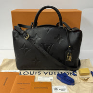 Louis Vuitton Petit Palais PM M58916 Monogram Empreinte Leder Schwarz