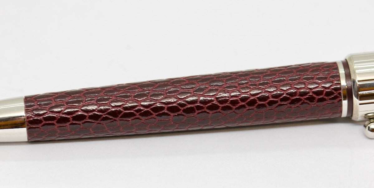 Dunhill Sidecar Limited Edition Exotic Leather Ballpoint Pen Kugelschreiber NEU