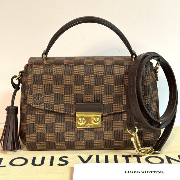 Louis Vuitton N53000 Croisette Damier Ebene Umhängetasche Rechnung 2022 wie NEU