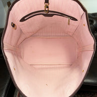 Louis Vuitton Neverfull MM Damier Ebene & Rosa 2016 Shopper Top Zustand