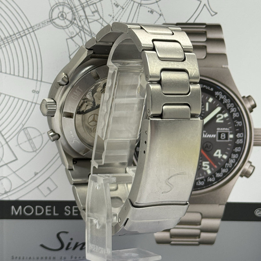Sinn 144 GMT MERCEDES-BENZ LIMITIERTE AUFLAGE 200stk Chronograph Herrenuhr Stahl