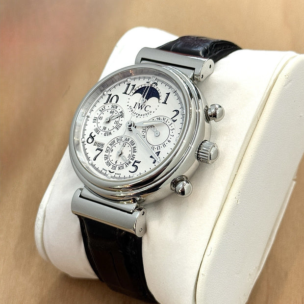 IWC Da Vinci Edelstahl 41.5mm Automatik Ewiger Kalender IW375803 Fullset 2006