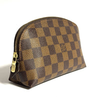 Louis Vuitton N47516 Cosmetic Pouch PM Damier Ebene Kosmetik Etui Pochette