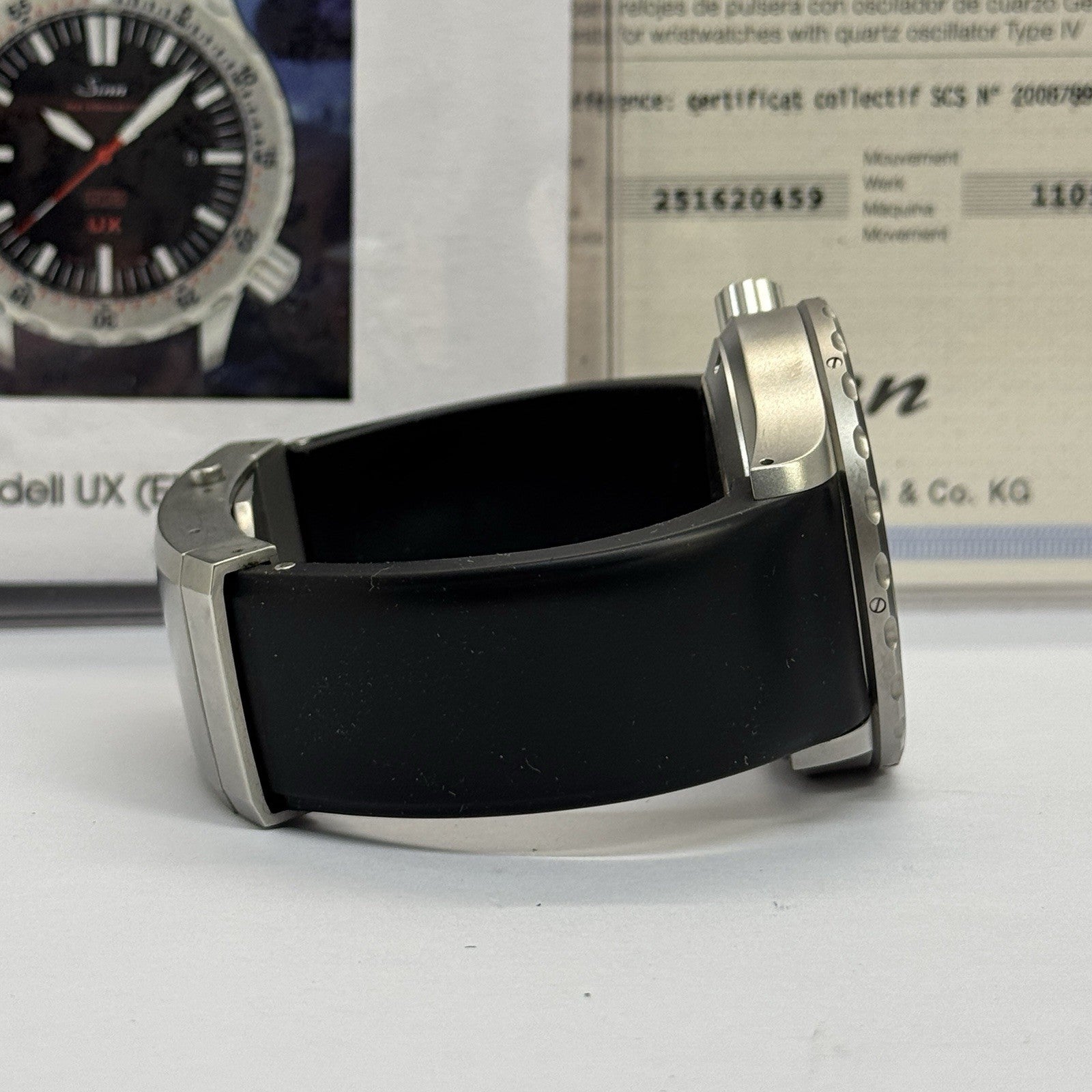 Sinn Spezialuhren UX EZM 2B Hydro 403 Diver Chronometer 44mm Stahl Fullset