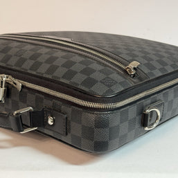 Louis Vuitton Steeve Porte Documents Damier Graphite Herren Businesstasche