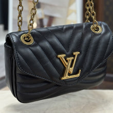 Louis Vuitton New Wave Chain PM Umhängetasche Leder Schwarz Gold M20687