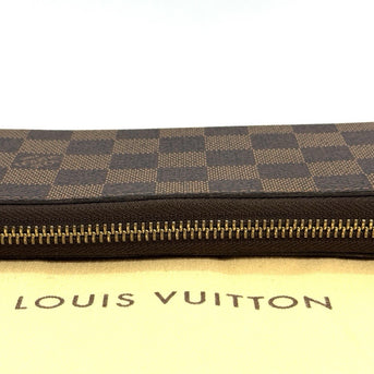 Louis Vuitton Portemonnaie Damen Zippy Slim Damier Ebene & Rose Ballerine 2017