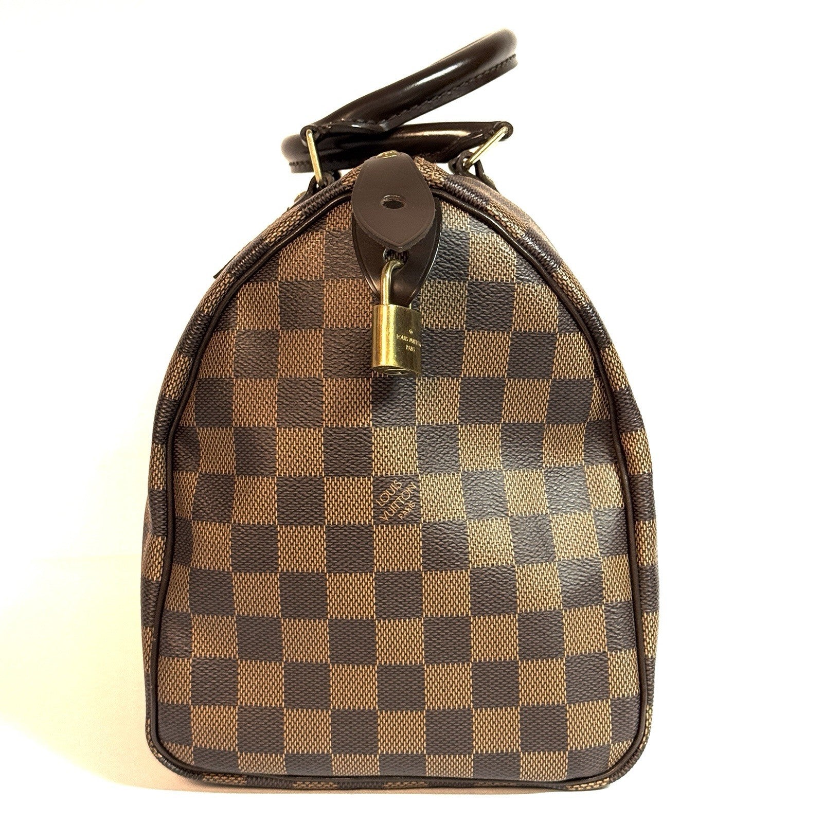 Louis Vuitton Speedy 30 Damier Ebene 2009 TOP Zustand (personalisiert)