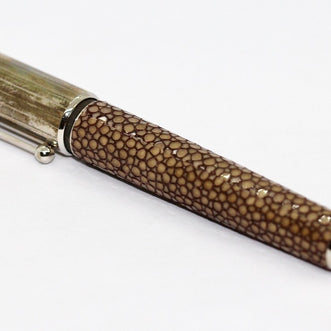 Dunhill Sidecar Limited Edition Exotic Leather Ballpoint Pen Kugelschreiber NEU