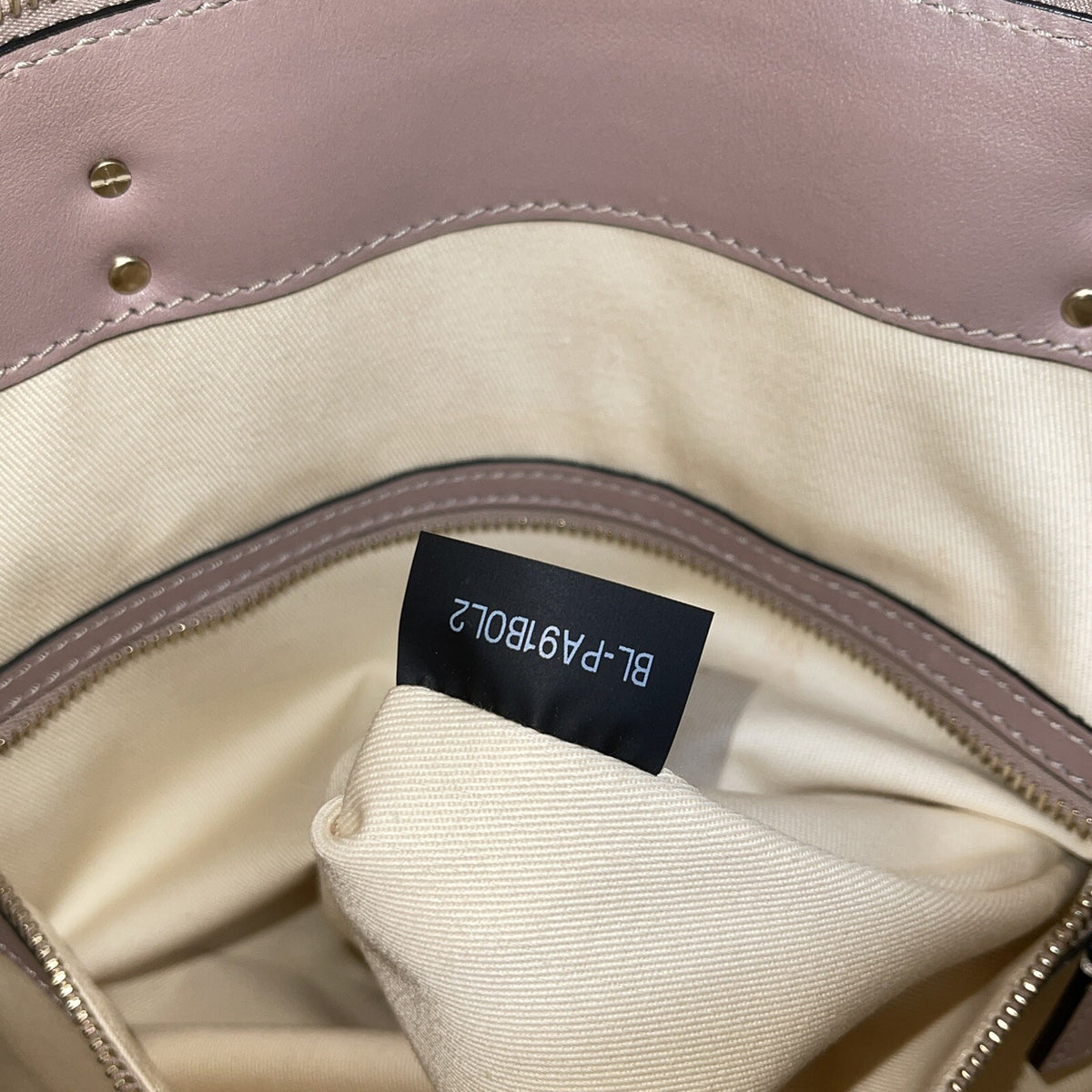 Valentino Garavani Rockstud Double Handle Bag Poudre Damen Handtasche Shopper