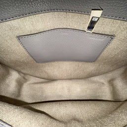Chloé Marcie Medium Saddle Bag Cashmere Grey Umhängetasche Grau NEU