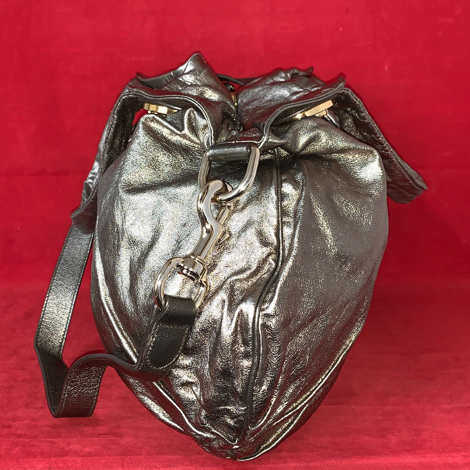 Gucci Hysteria Medium Damen Handtasche Silbergrau Schultertasche NP. 1.790€!