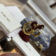 Dior Creolen, Ohrringe CD Montaigne Gold E1285, Christian Dior Hoop Earrings