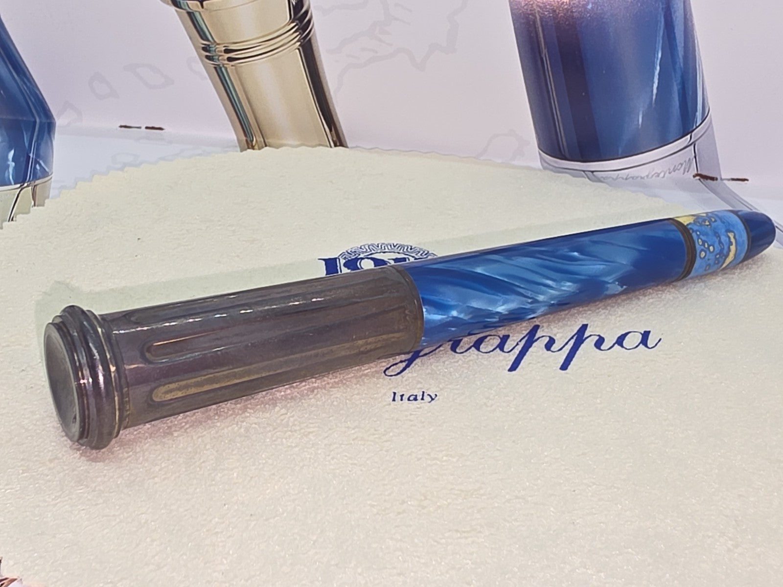 Montegrappa Classical Greece Silver Fountain Pen Limited M Nib Füllfederhalter