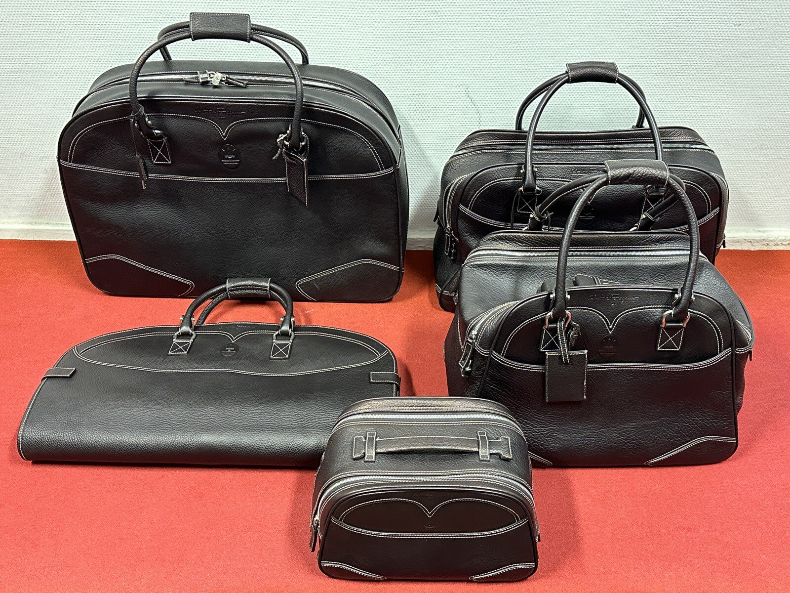 Salvatore Ferragamo für Maserati Reisegepäck 5-tlg. Koffer Set