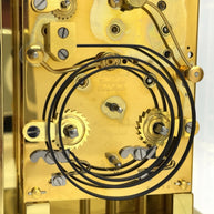 Matthew Norman Tischuhr 8-Tage Werk • Mondphase • Vollkalender • Messing • 17cm